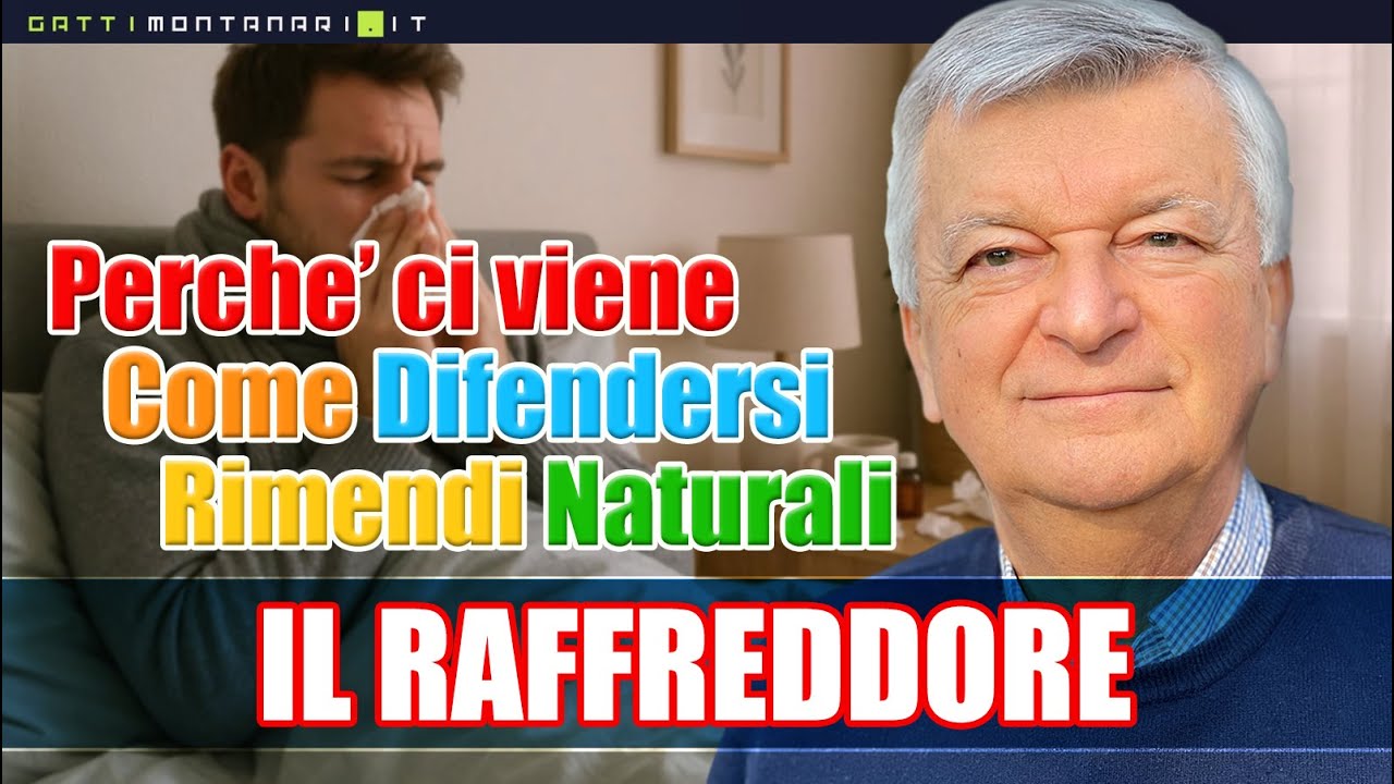 😷 Perch&eacute; ci viene il RAFFREDDORE? Come difendersi davvero secondo il Dott. Montanari #salute