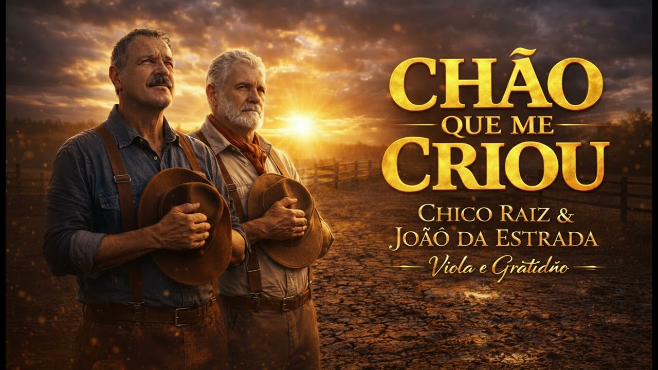 CHÃO QUE ME CRIOU | A Moda de Viola Mais Forte do Sertão 🌾 | Chico Raiz & João da Estrada