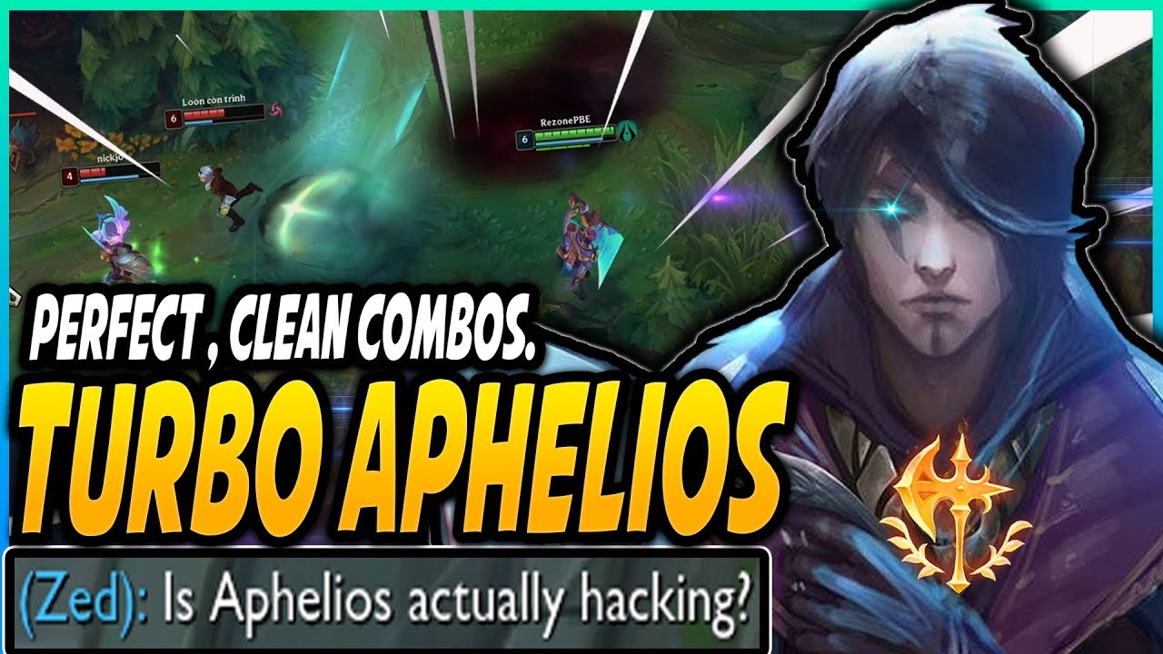 Conqueror Aphelios can legitimately make people EVAPORATE!
