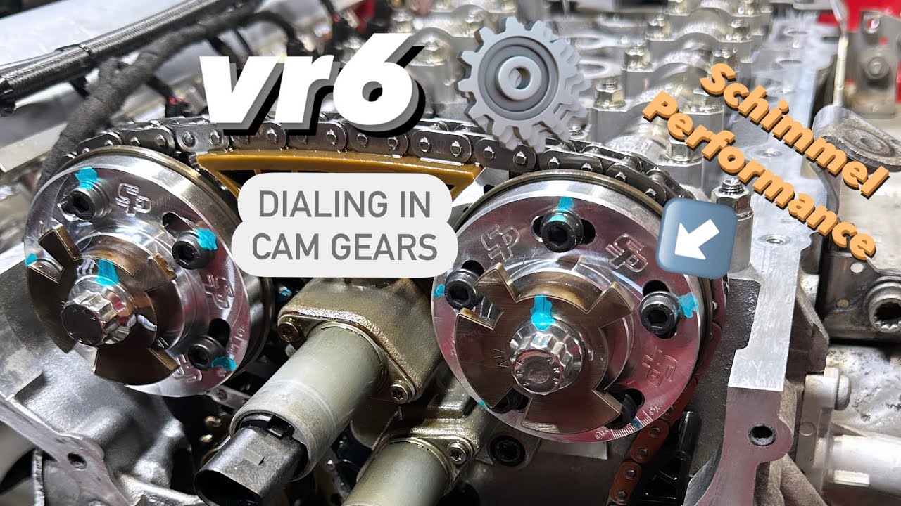 VR6 ADJUSTABLE CAM GEARS AND DEGREE