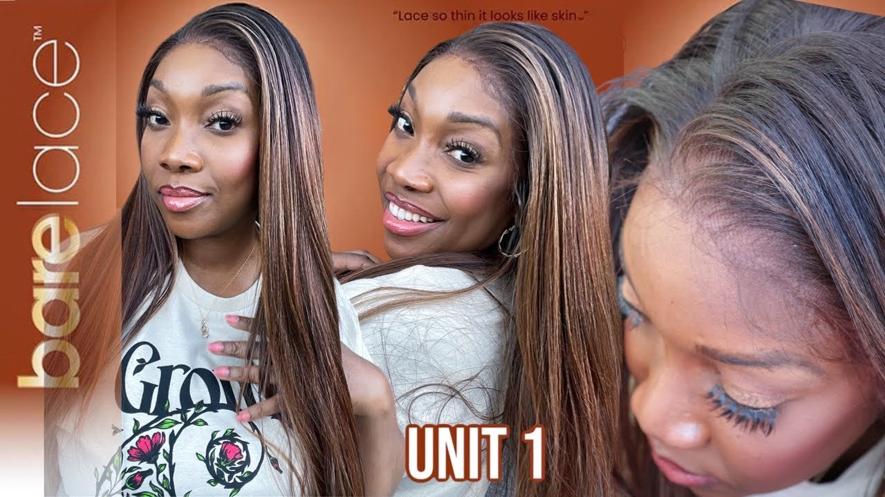 CHATTY 🤭🤪 Sensationnel Full Lace Bare Lace Wig Human Hair Blend Glueless BARELUXE FULL LACE UNIT 1