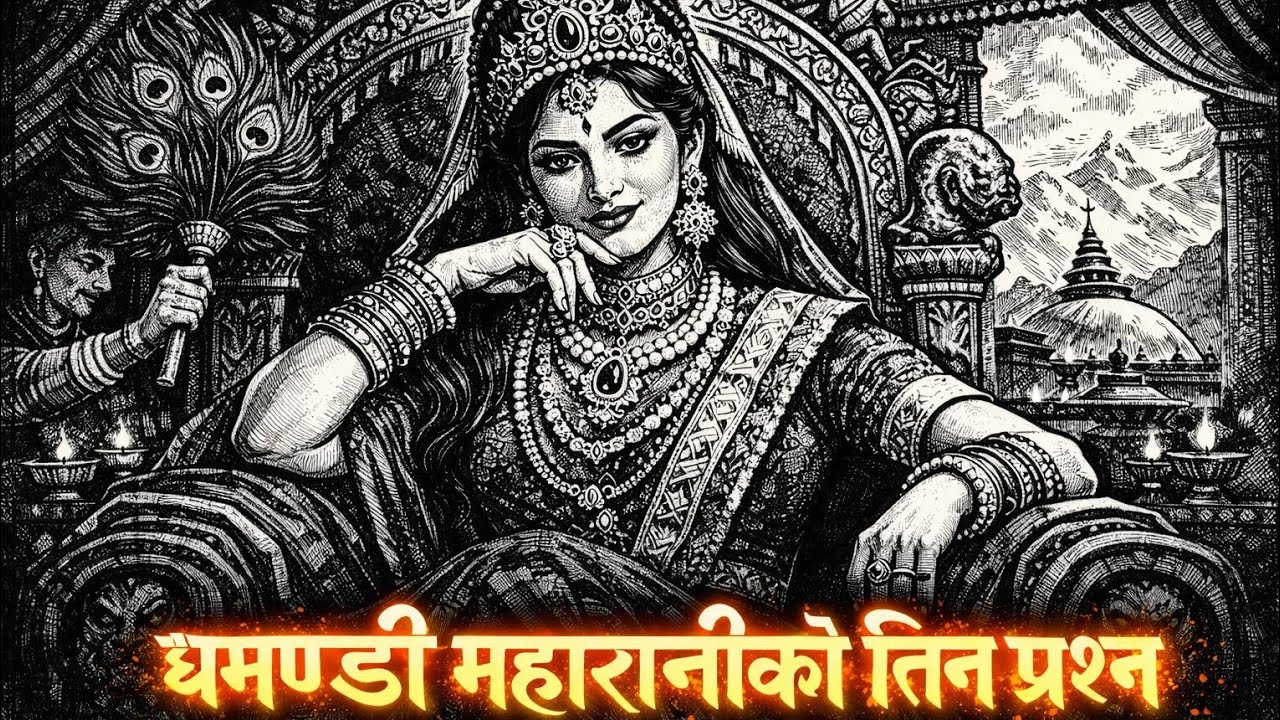 घमण्डी महारानीको तिन प्रश्न katha|nepali dantya katha||nepali nepali  katha nepali  @Ekadeshma-1 