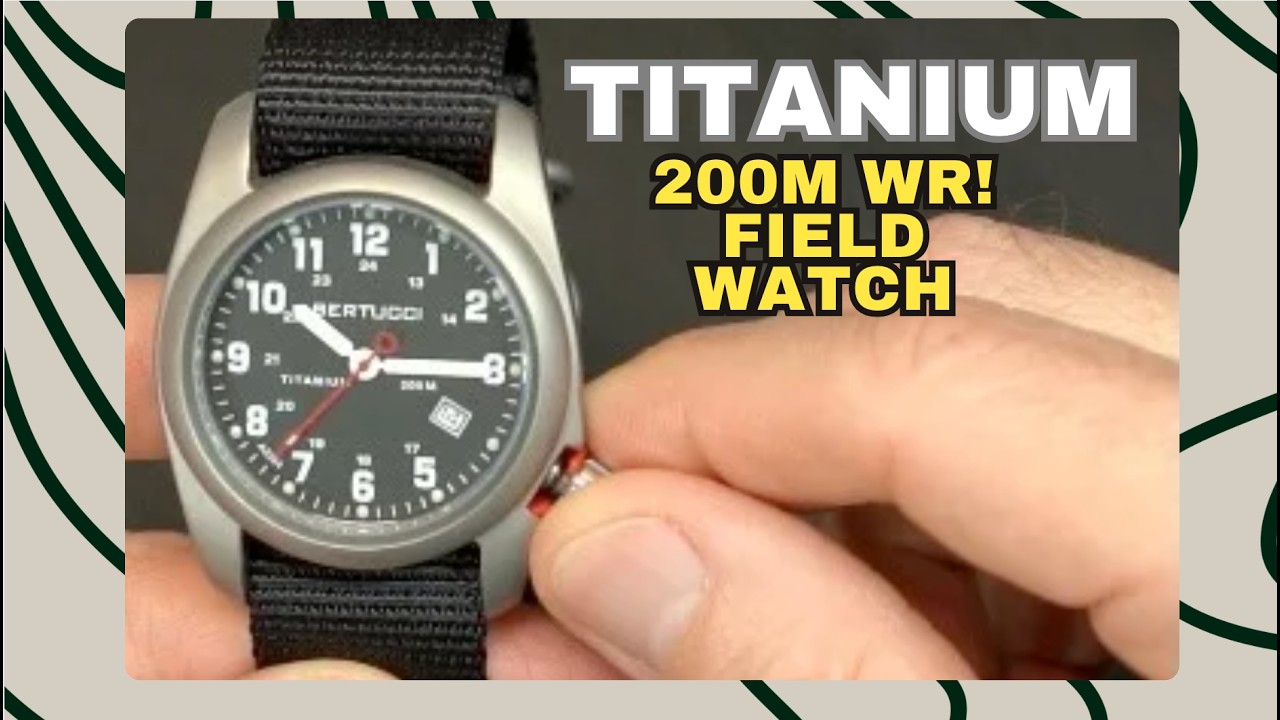 Обзор часов Bertucci A-2T Original Classic 40mm Titanium | Лучшие доступные полевые часы до 150 д...