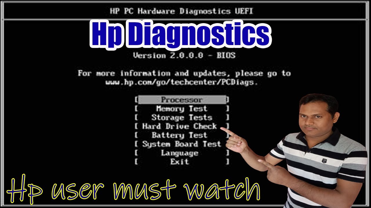 Hp PC Hardware Diagnostics UEFI ||| How To Fix Run Diagnostic Scan For HP Laptop
