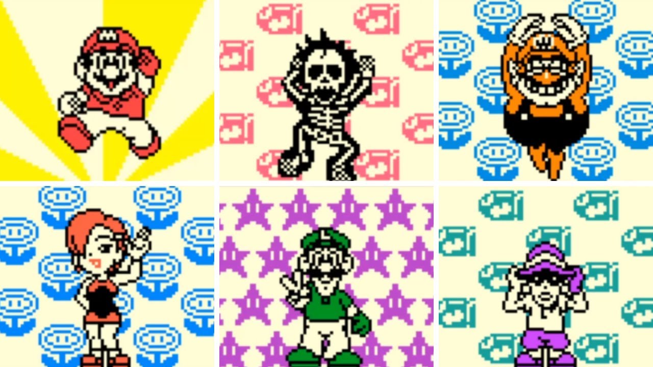 [Mario Golf GBC] All Post-Hole Character Animations!!