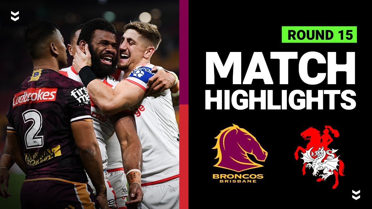 NRL Highlights | Broncos v Dragons | Round 15 2020 | Telstra Premiership | NRL