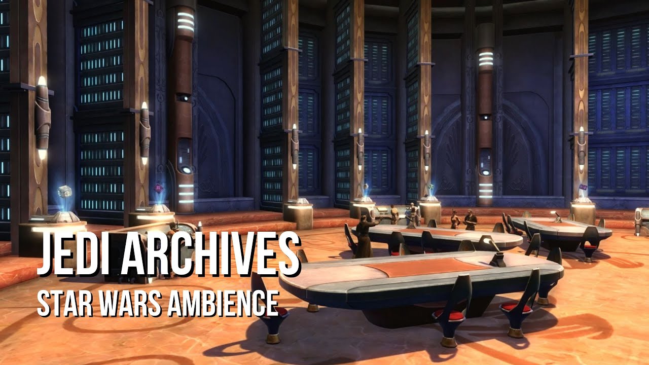 Jedi Archives | Star Wars Ambience | Jedi Conversations, Quiet Library Sounds