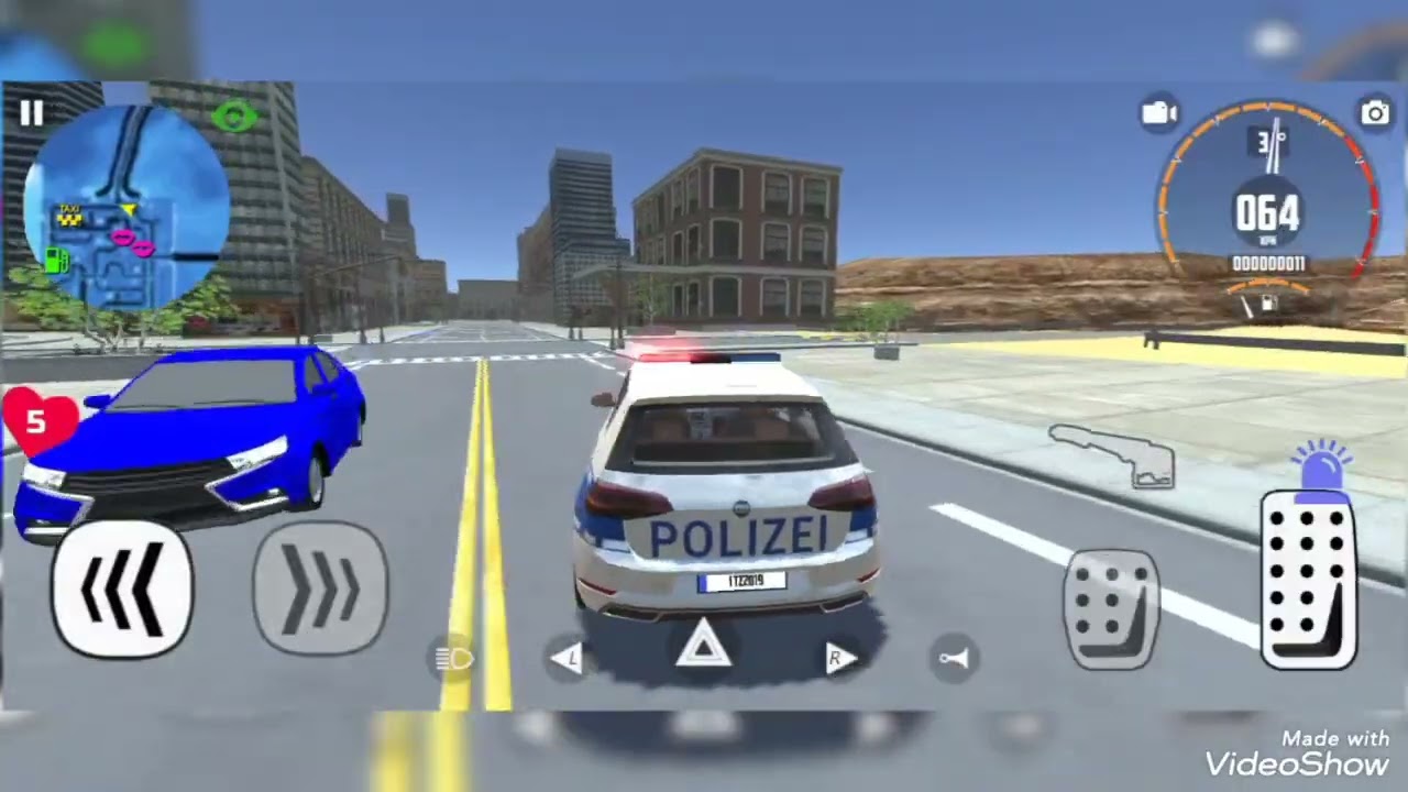 Car Simulator Golf Play In Mission Girls & Mission Cab In City 1 (German Police)