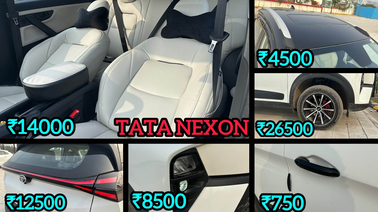 Modified Tata Nexon || All Accessories With Price || @Deepak_Narwat