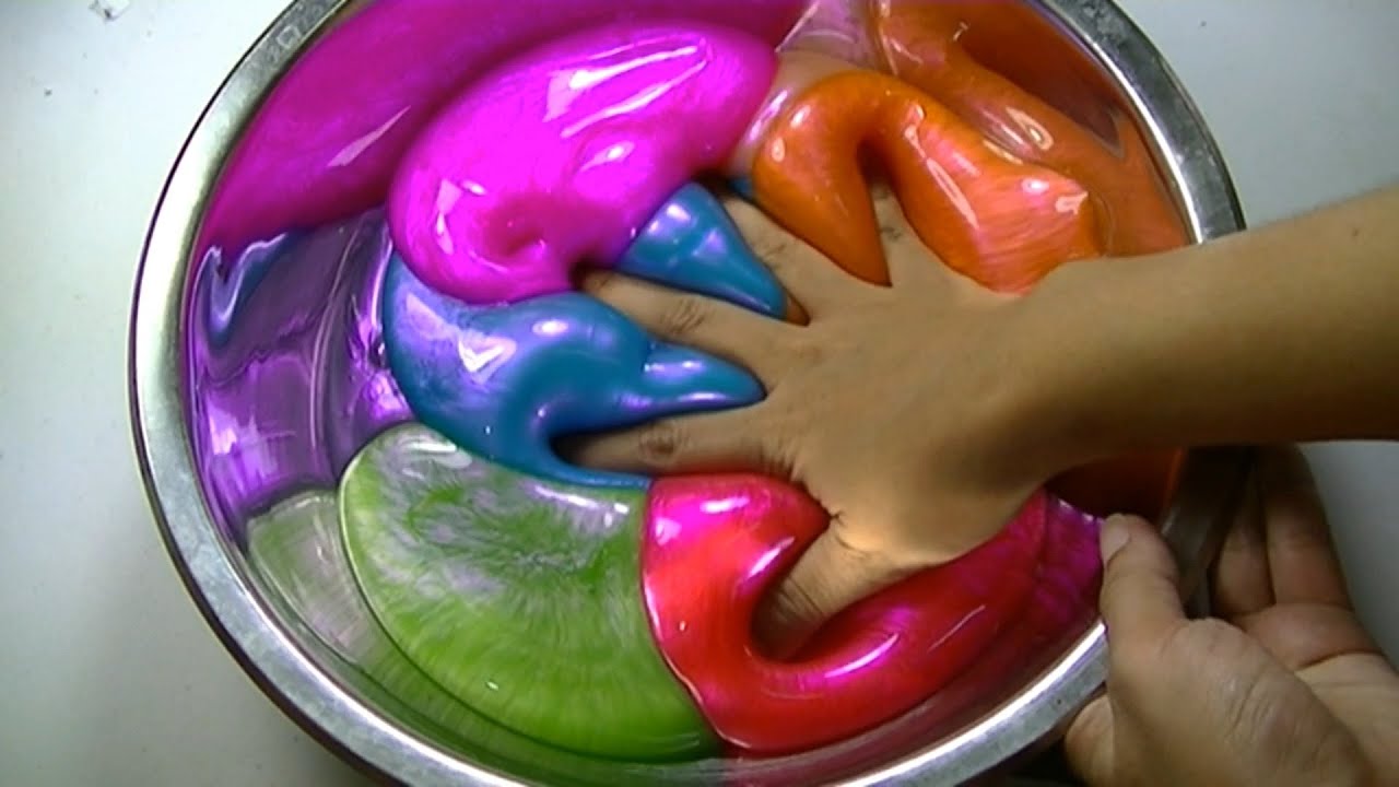 Satisfying Slime Video Mixing Hologram Slime and Turning it Into a New Slime.