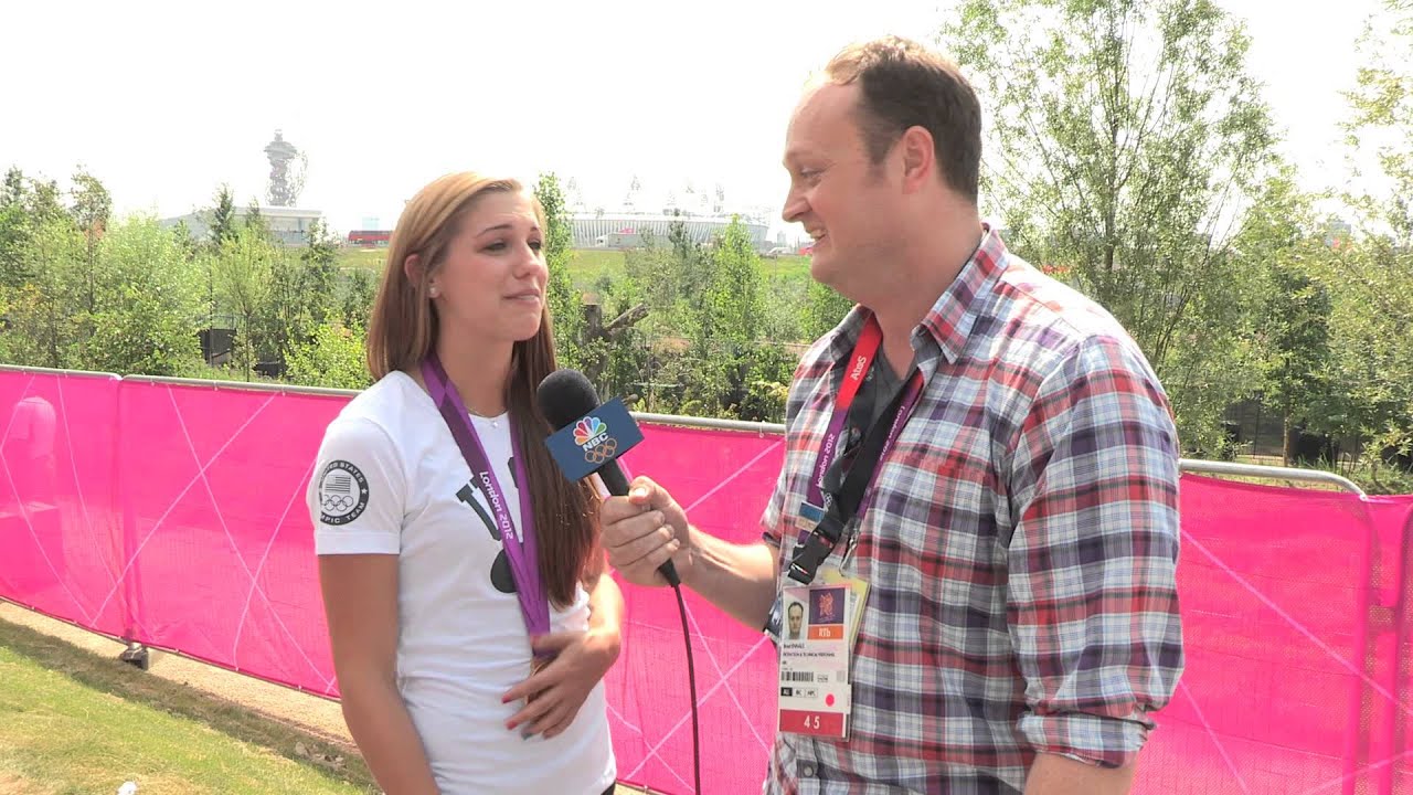 Alex Morgan, the morning after US Womens Soccer Olympic Gold with Brad Blanks in London 2012
