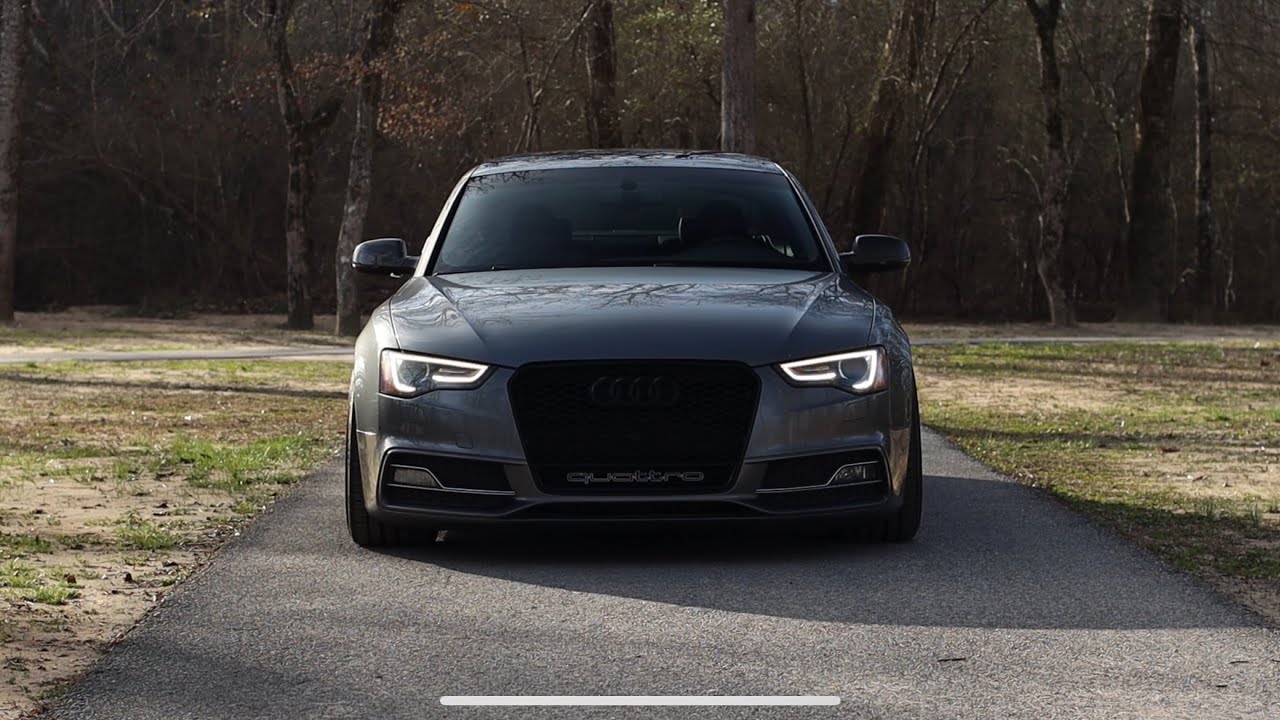 2014 Audi S5 Sound Clip (super charger wine + AWE Track Exhaust)