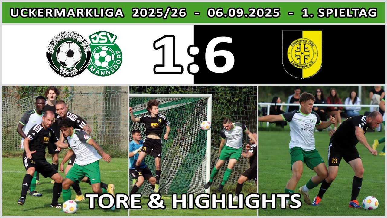 STORKOW/VIETMANNSDORF - SV  LÜBBENOW 1:6 - Tore & Highlights [UM-Liga 2025/26 - 1. Spieltag]