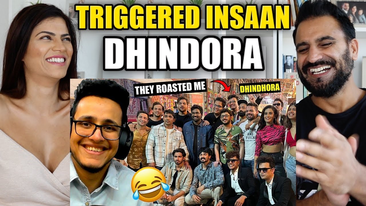 TRIGGERED INSAAN | Getting Roasted by India's Biggest Youtubers at Dhindora Shoot | REACTION!!