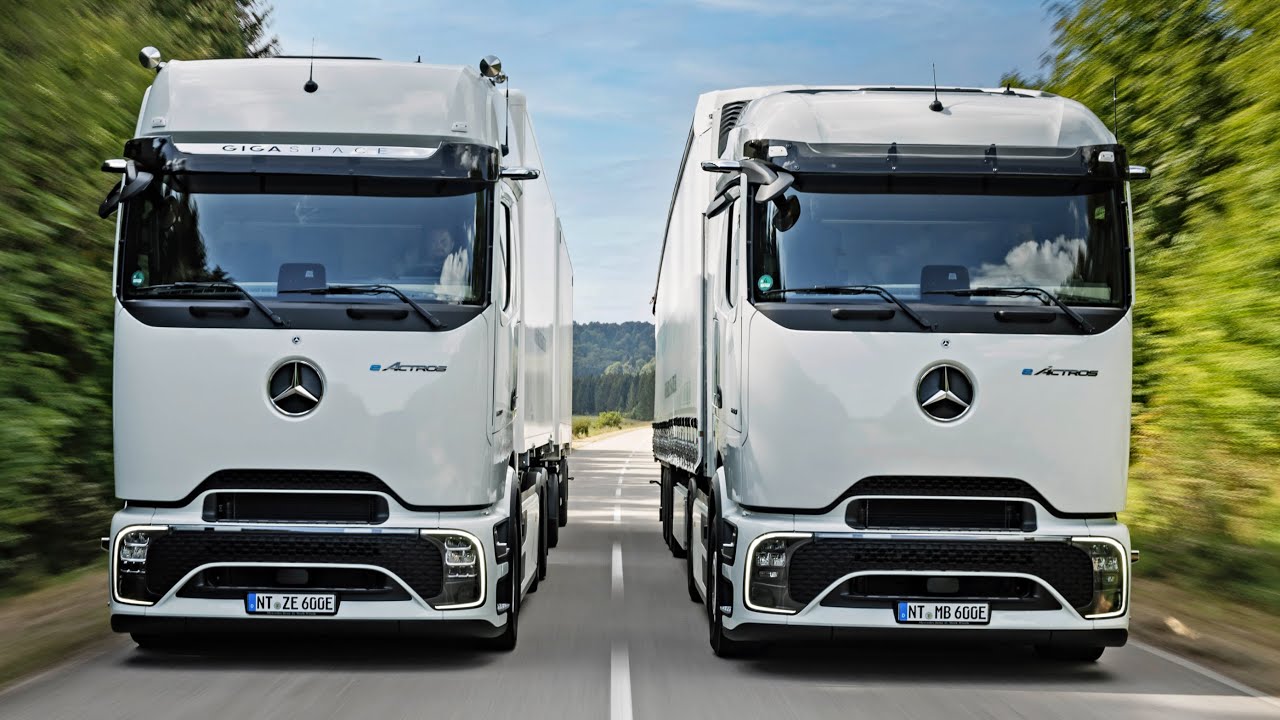НОВЫЙ тяжёлый электрогрузовик Mercedes-Benz eActros 600 | Запас хода 500 км