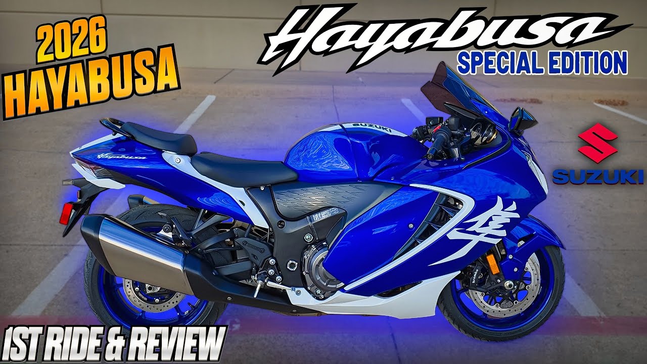 2026 SUZUKI HAYABUSA SPECIAL EDITION | Мировая премьера, первый заезд и обзор
