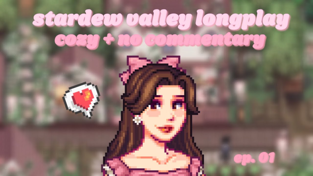 cozy stardew valley longplay + no commentary 👩🏻‍🌾🐰 ep. 01 marriage, egg festival and more!
