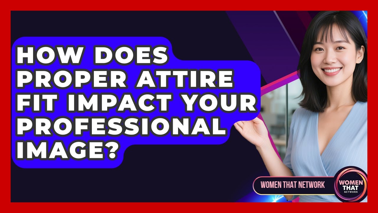 How Does Proper Attire Fit Impact Your Professional Image? - Women That Network