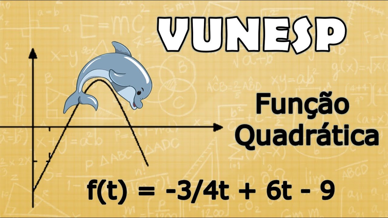 VUNESP - Função quadrática - Questões de vestibulares.