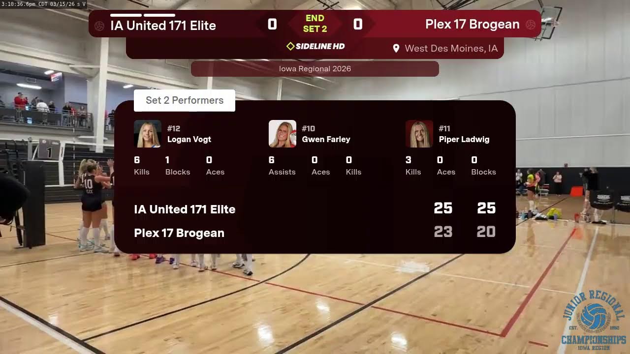 Plex 17 Brogean vs. IA United 171 Elite (2026.03.15)