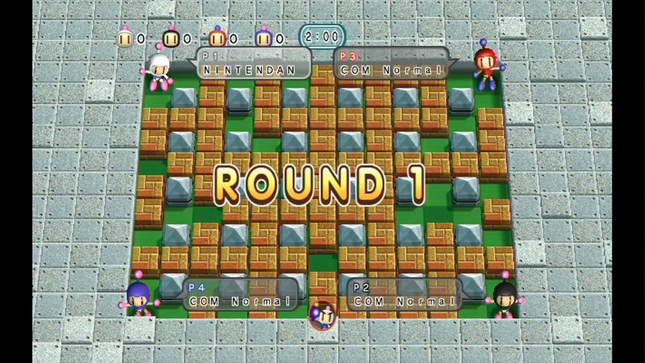 Bomberman Blast - Normal Battle - Classic Stage - WiiWare