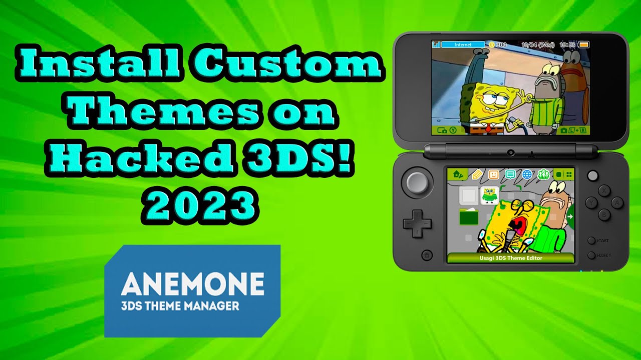 3DS Homebrew: Add Custom Themes (Anemone Guide 2023)