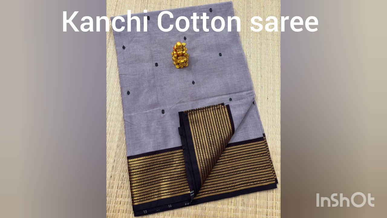 Kanchi cotton saree with blouse