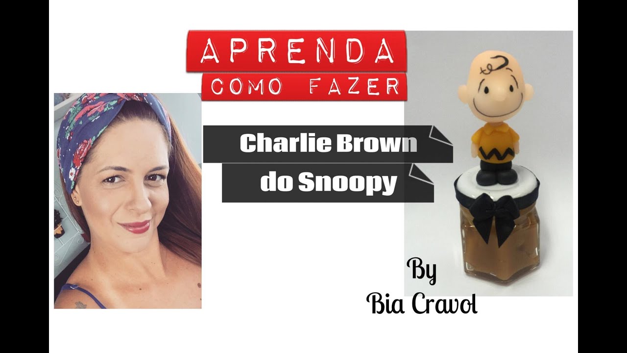 Charlie Brown do Snoopy - Biscuit - Bia Cravol - DIY