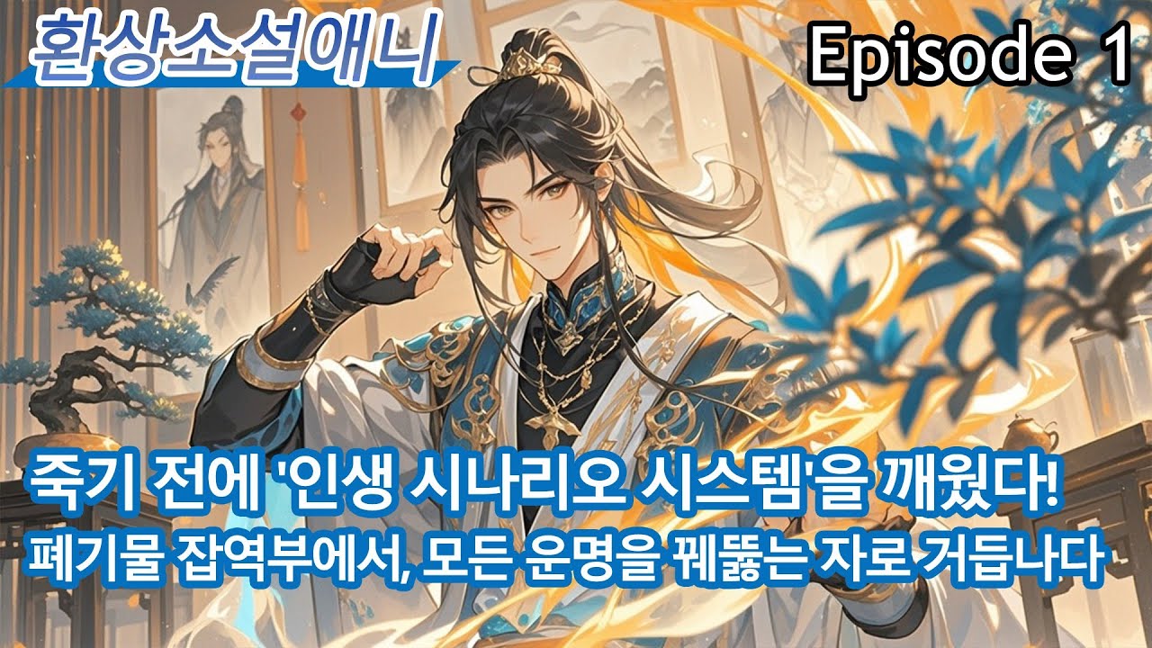 1：【웹툰 애니메이션】죽기 전에 '인생 시나리오 시스템'을 깨웠다! 폐기물 잡역부에서, 모든 운명을 꿰뚫는 자로 거듭나다
