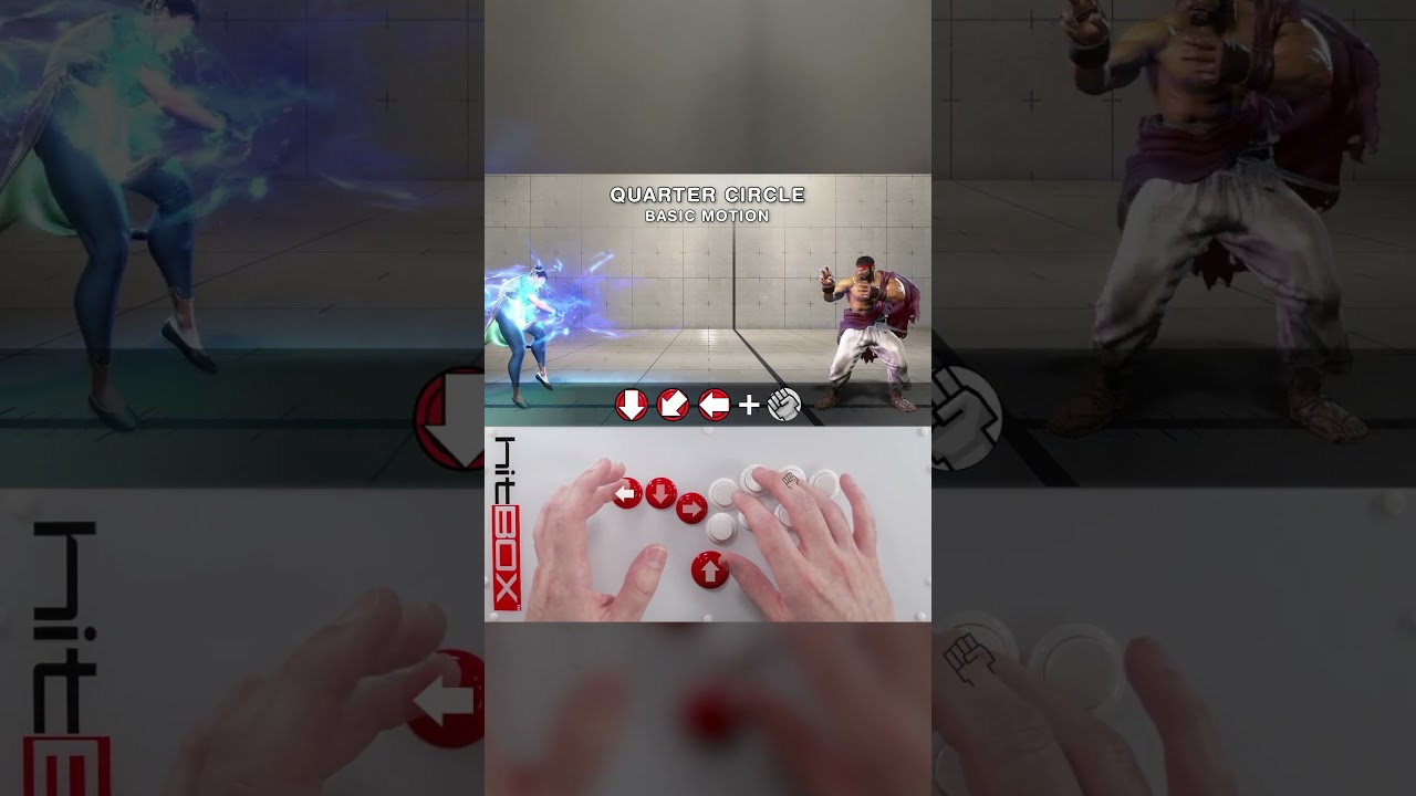 Quarter-Circle Motion (P2) on Hit Box #HitBox #HowToHitBox #StreetFighter6 #SF6 #スト6 #Leverless