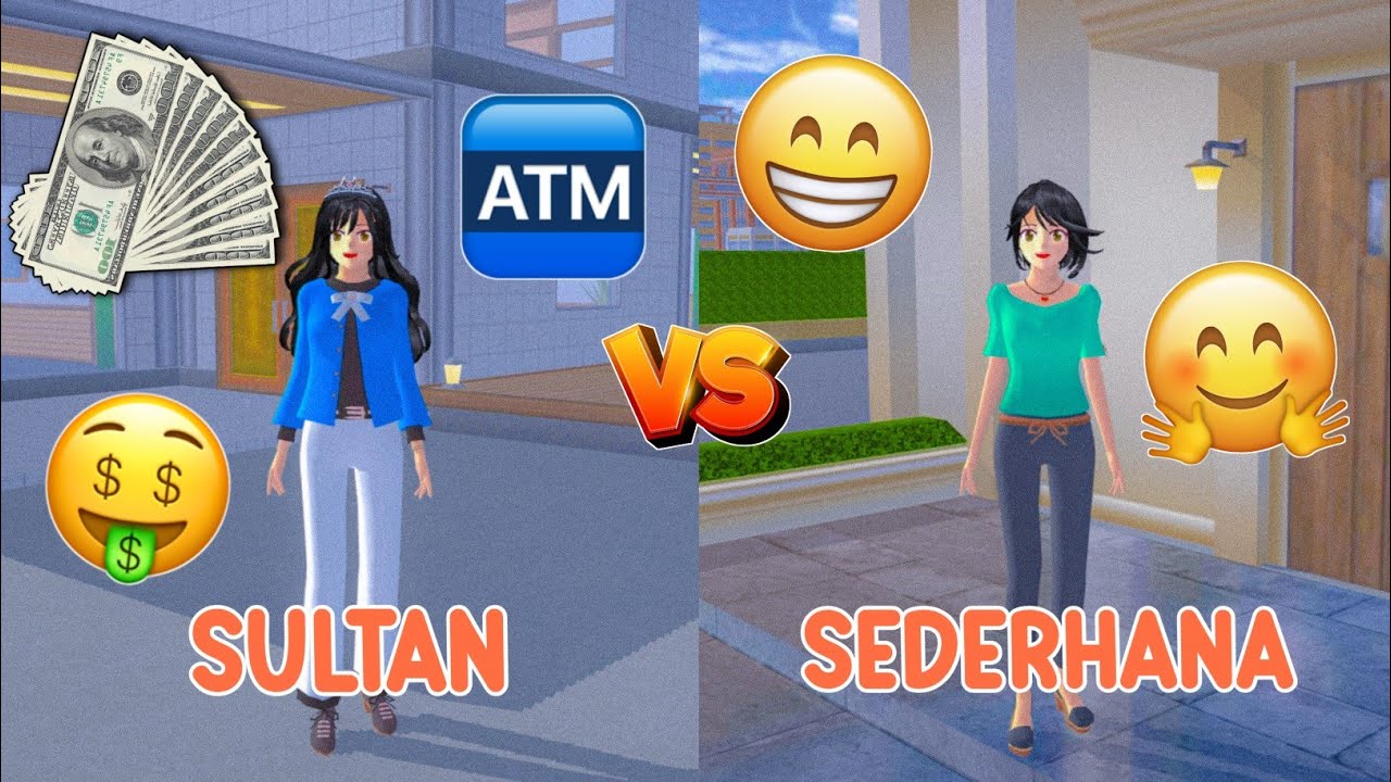 SULTAN VS SEDERHANA [ SAKURA SCHOOL SIMULATOR ]