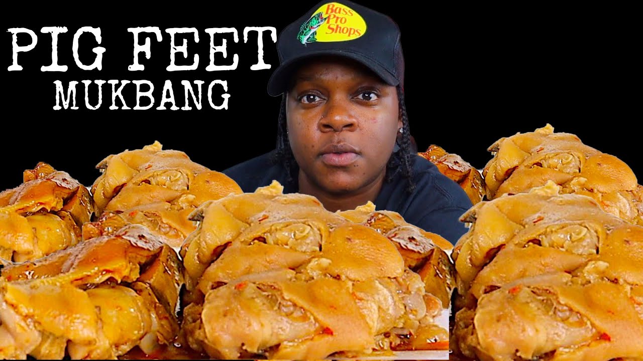 BRAISED WHOLE PIG FEET • MUKBANG • 먹방 EATING SHOW!