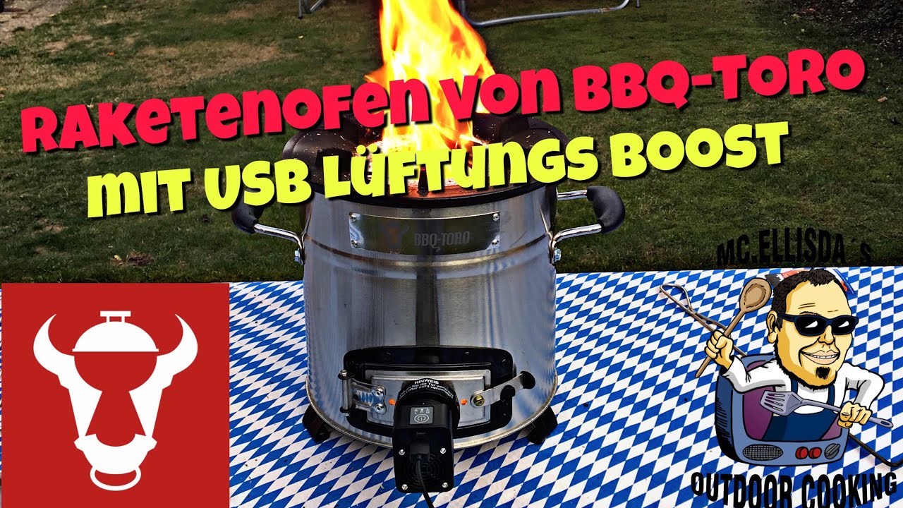 #111 - Produktvorstellung: Raketenofen incl. Zubehör von BBQ-Toro mit ultimativer USB Belüftung 🚀