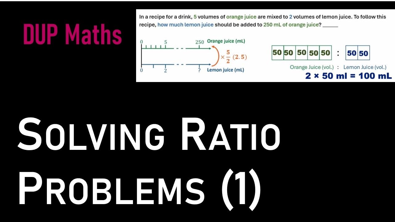 [Intermediate_S1E7] Solving Ratio Problems (1)