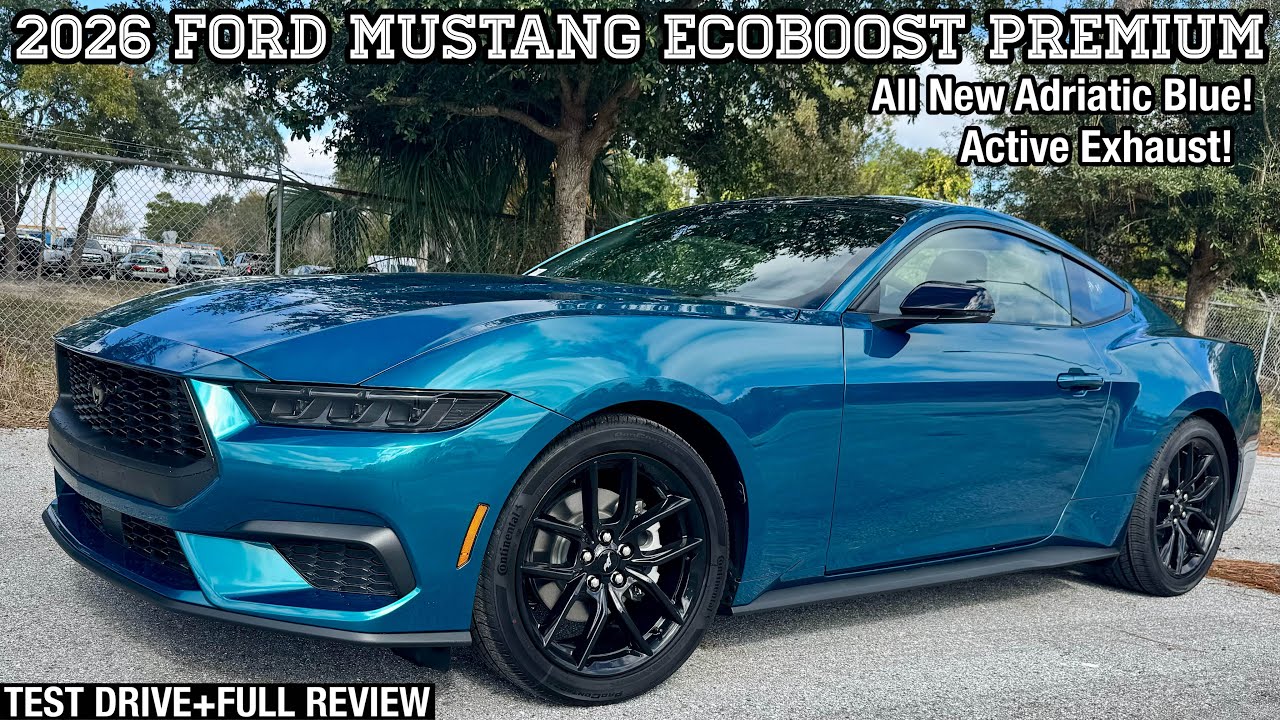 Ford Mustang Ecoboost Premium 2026 года: тест-драйв + полный обзор.