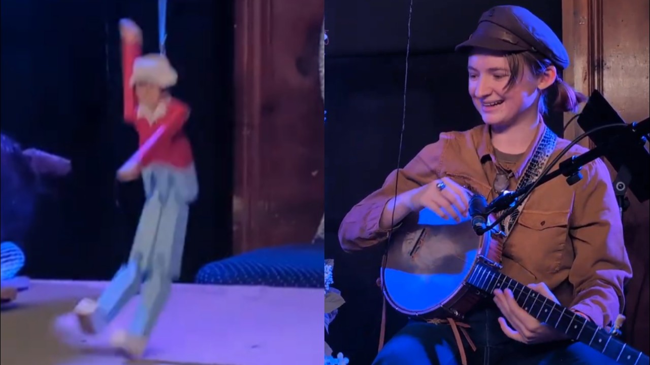 Tiny Gilligan dances to Cindy Medley live on stage!