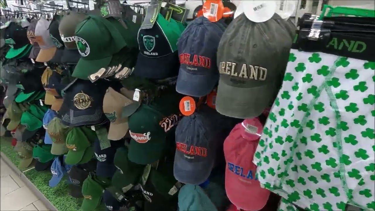 A walk in the CARROLLS Irish gift shop Talbot St in Dublin