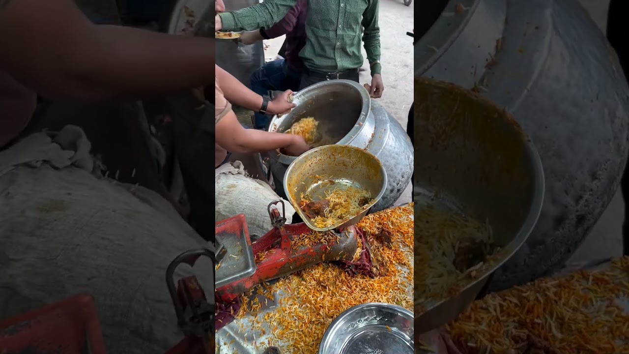Delhi ki Famous Akram Biryani 🤣😱🫣 #shorts #youtubeshorts #trending