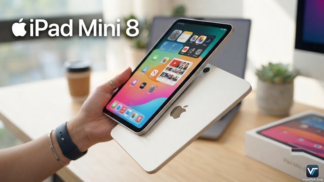 iPad Mini 8 First Look: A19 Pro Power & That New Waterproof Design! No Speaker Holes?