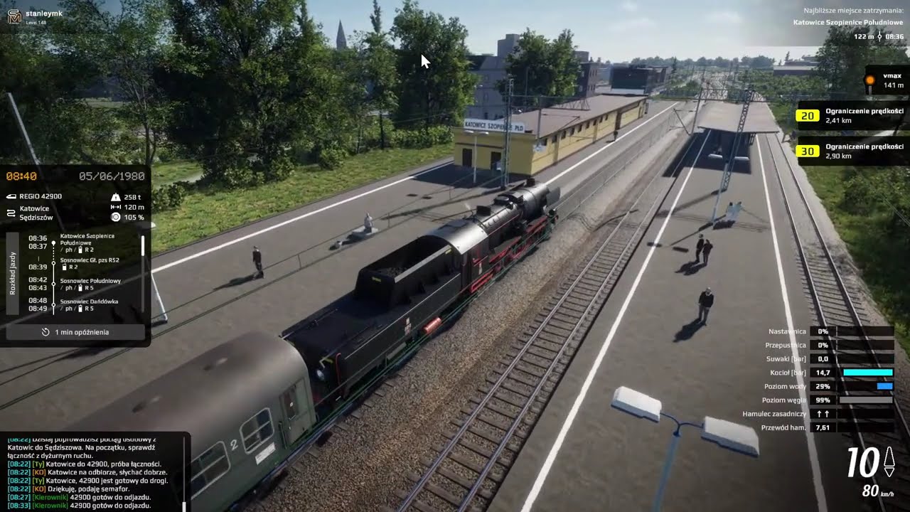 Simrail - The Railway Simulator [  LIVE ] #281 - Jedziemy Parowozem
