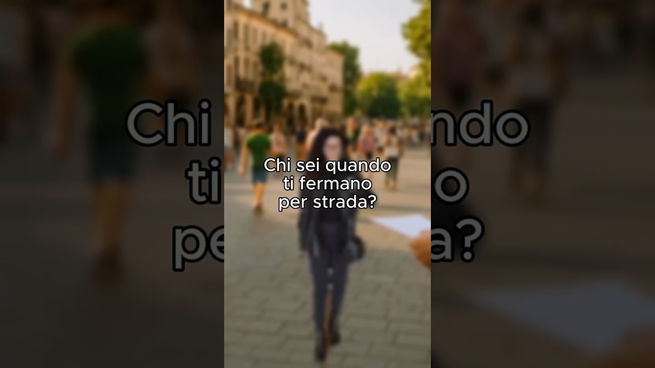 e tu chi sei? 