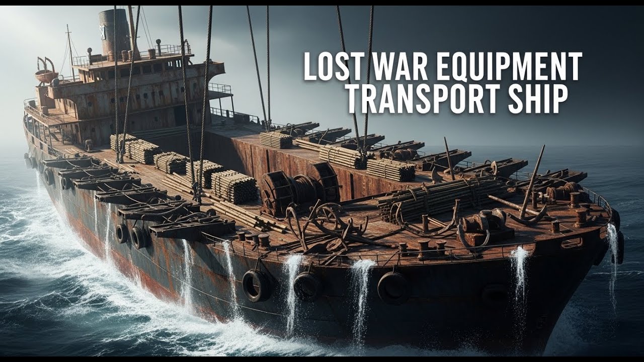 lost war equipment transport ship