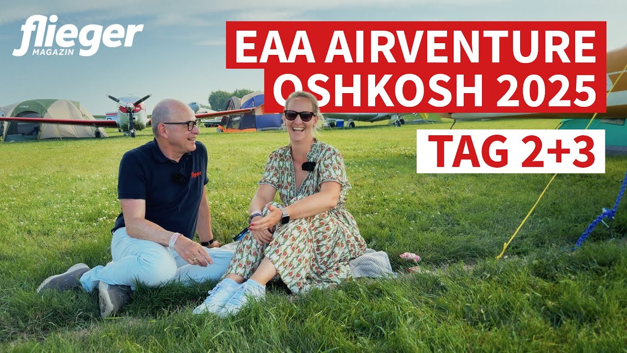 Oshkosh 2025: Tag 2+3 - Spirit SE-1, US-Microlights, Seaplane Base, AT-6 und Night Airshow