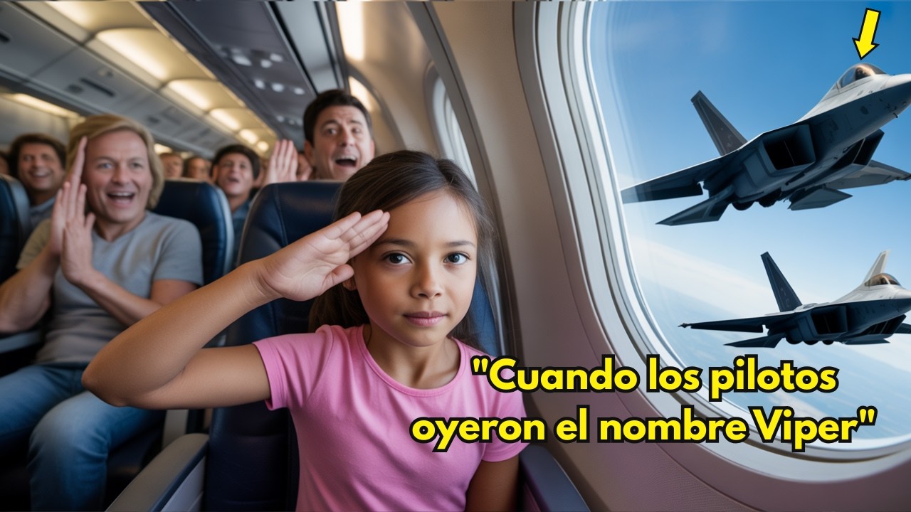 Ella Era Solo una Niña en el Asiento 17A —Hasta que los Pilotos de F-22 Escucharon el Nombre ‘Viper’