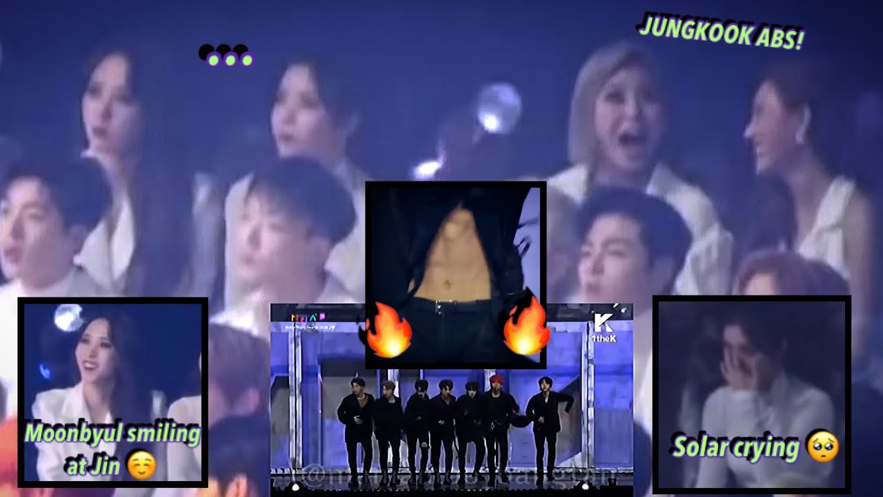 Mamamoo reacting to BTS 
