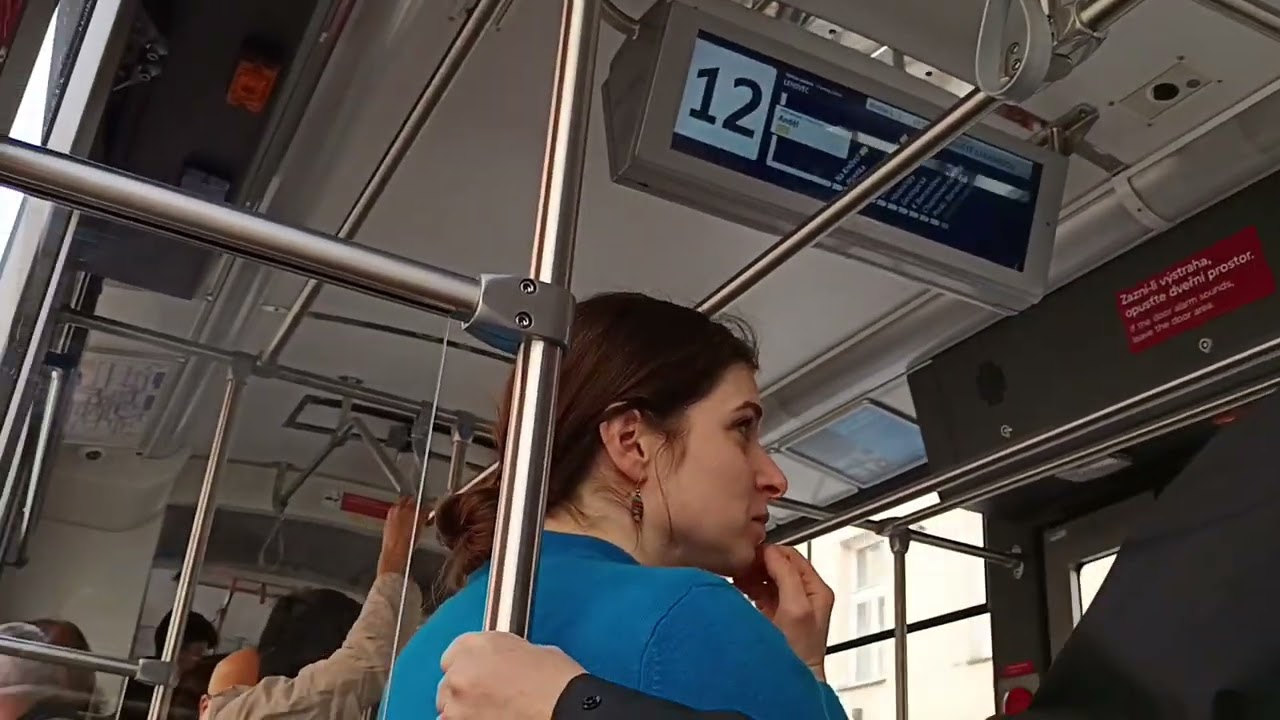 994. 8 3 2026. Praha 5. Маршрут трамвая 12.