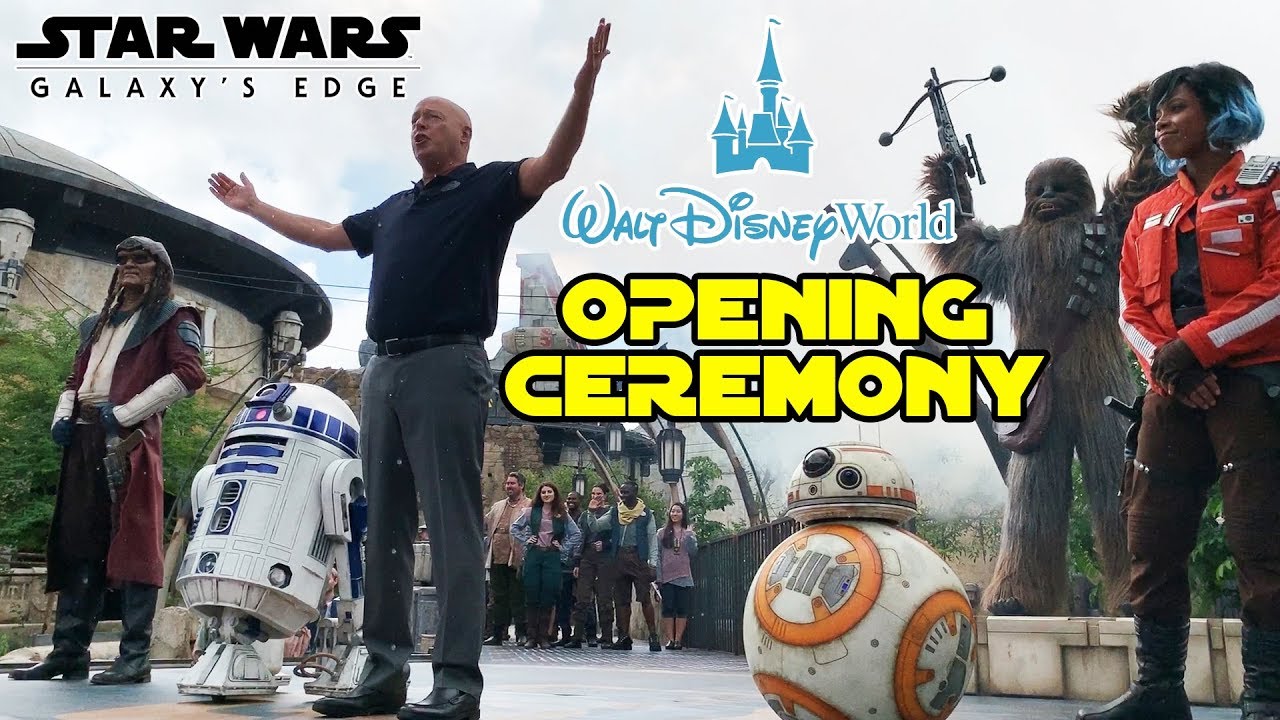 Star Wars: Galaxy's Edge opening ceremony at Walt Disney World