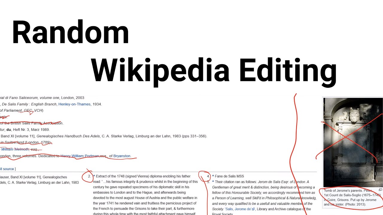 Editing Random Wikipedia Articles for 4 Minutes