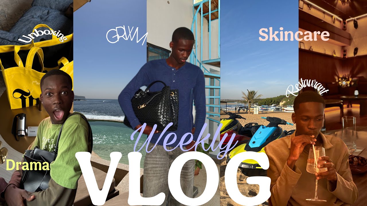 Weekly Vlog #1 : UNBOXING +DRAMA+ resto+GRWM+JETSKI+DAKAR BY NIGHT 🇸🇳
