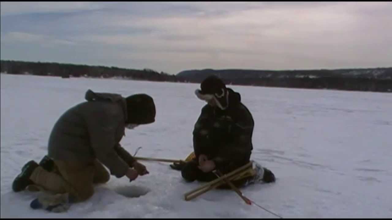 Maine Ice Fishing: Giant Togue (Lake Trout)